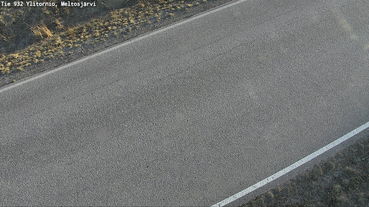 Weather Camera Image Väg 932 Övertorneå, Meltosjä, Ylitornio, Lappi