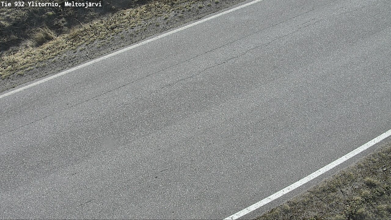 Weather Camera Image Väg 932 Övertorneå, Meltosjä, Ylitornio, Lappi