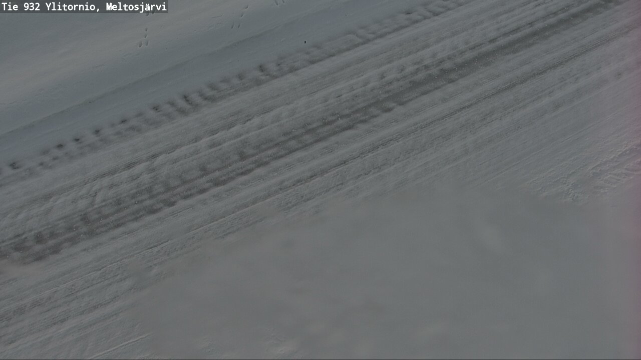 Weather Camera Image Väg 932 Övertorneå, Meltosjä, Ylitornio, Lappi