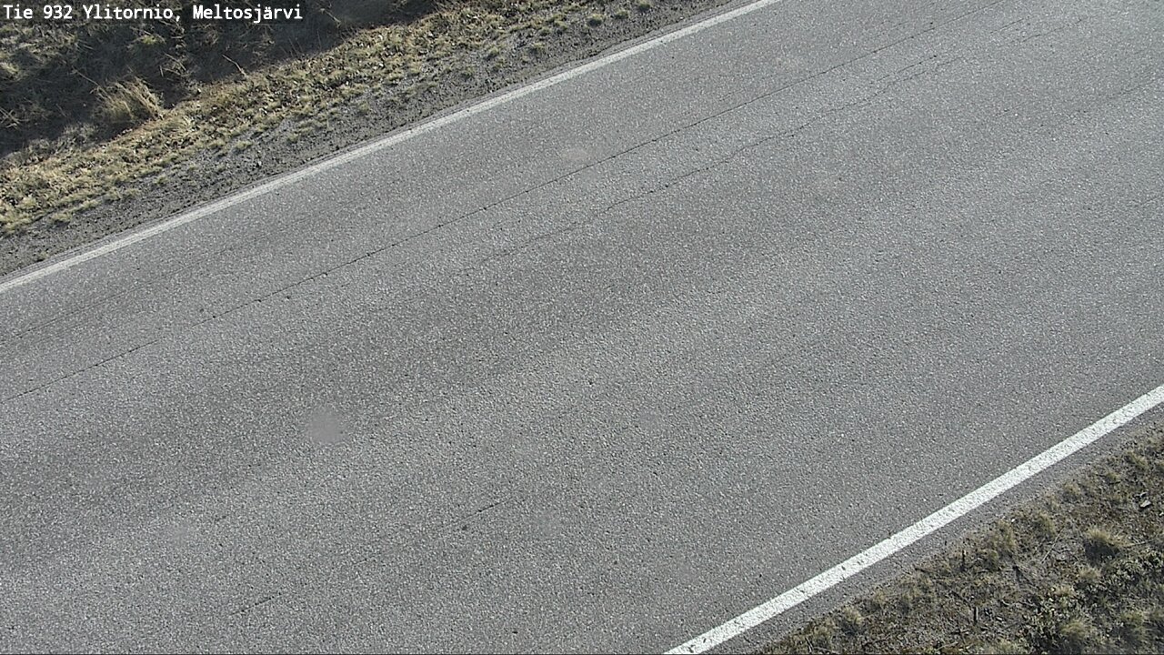 Weather Camera Image Väg 932 Övertorneå, Meltosjä, Ylitornio, Lappi