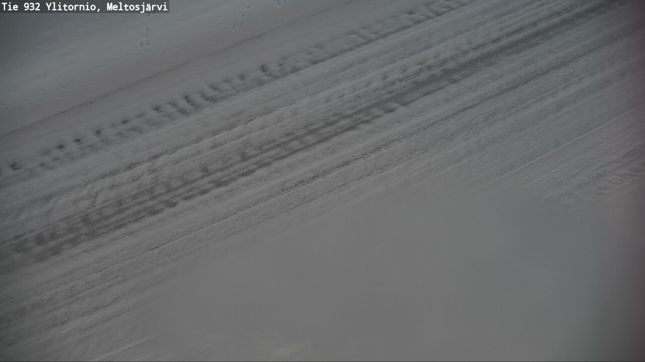 Weather Camera Image Väg 932 Övertorneå, Meltosjä, Ylitornio, Lappi