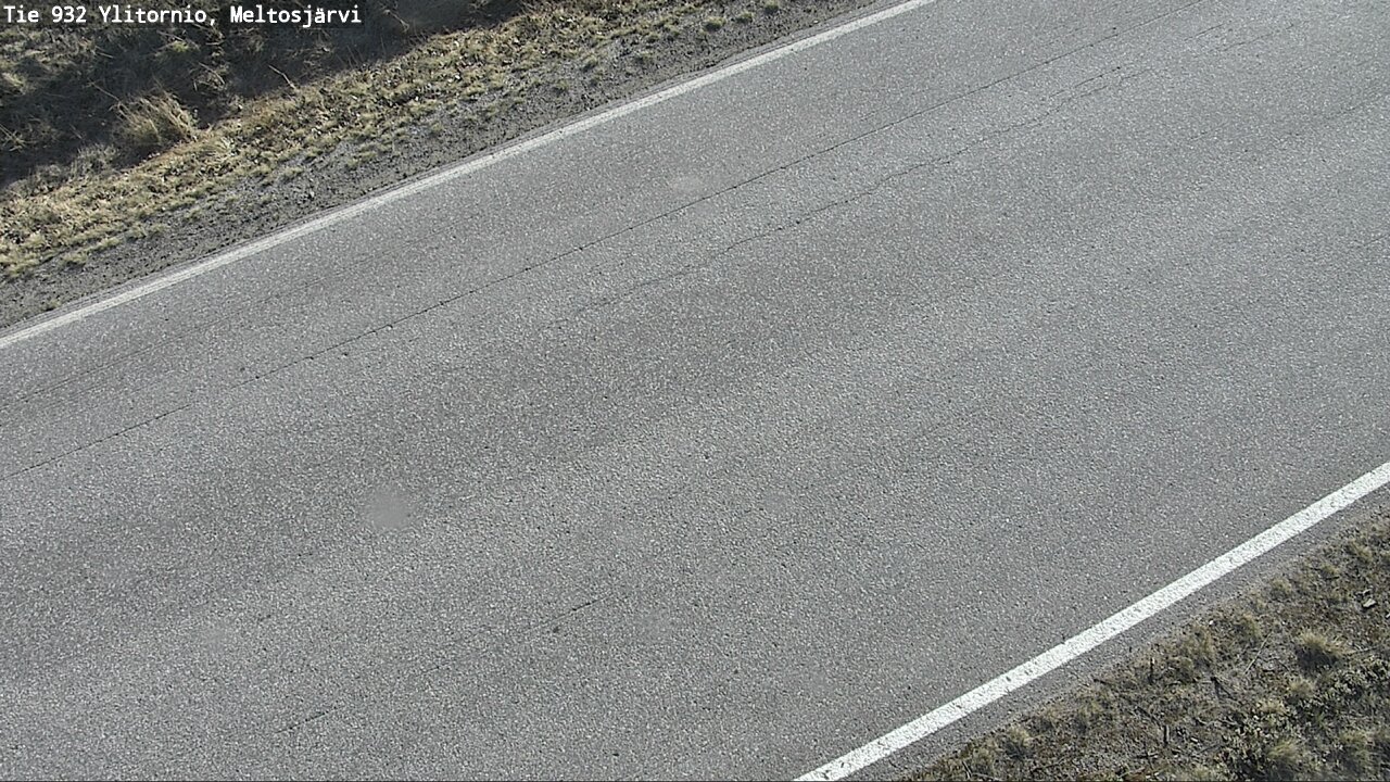 Weather Camera Image Väg 932 Övertorneå, Meltosjä, Ylitornio, Lappi