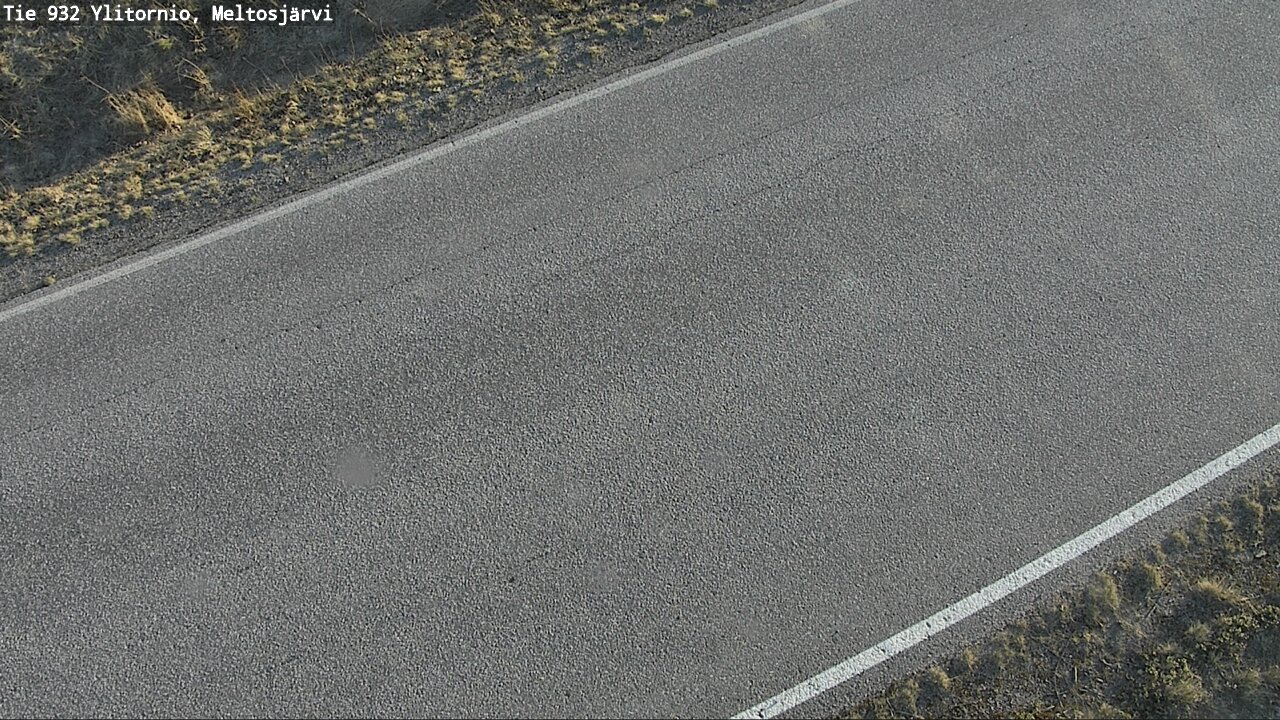 Weather Camera Image Väg 932 Övertorneå, Meltosjä, Ylitornio, Lappi