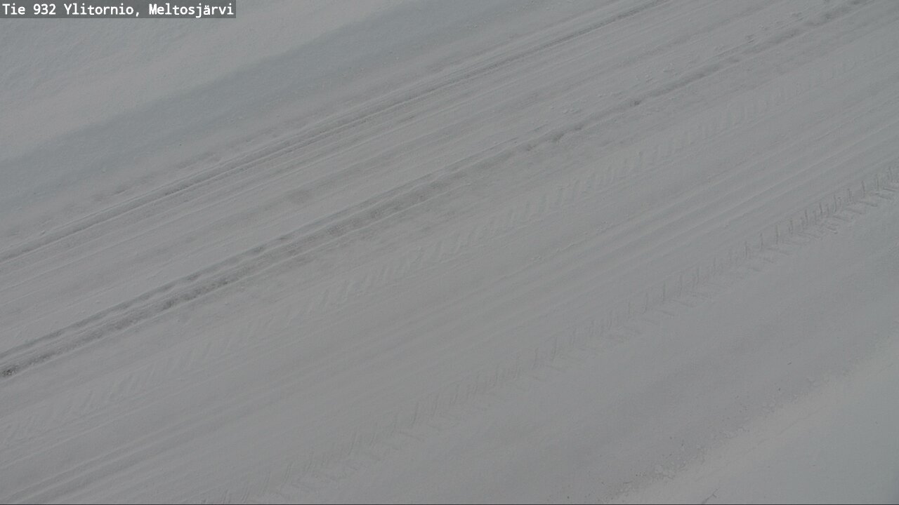 Weather Camera Image Road 932 Ylitornio, Meltosjärv, Ylitornio, Lappi