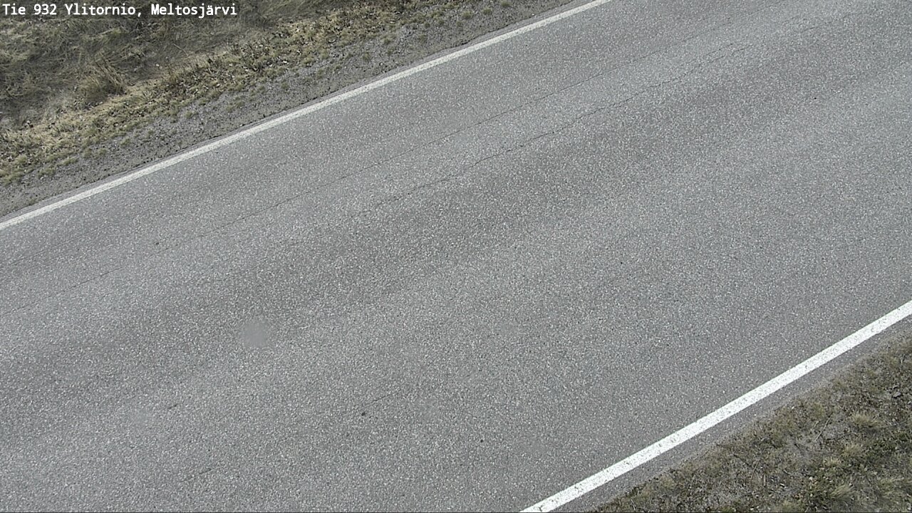 Weather Camera Image Väg 932 Övertorneå, Meltosjä, Ylitornio, Lappi