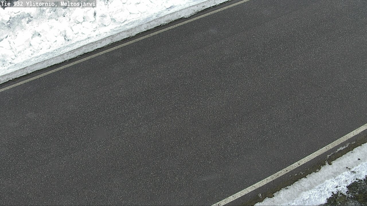 Weather Camera Image Road 932 Ylitornio, Meltosjärv, Ylitornio, Lappi