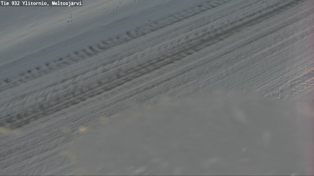 Weather Camera Image Väg 932 Övertorneå, Meltosjä, Ylitornio, Lappi
