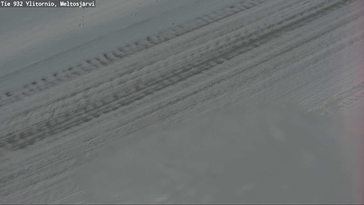 Weather Camera Image Väg 932 Övertorneå, Meltosjä, Ylitornio, Lappi