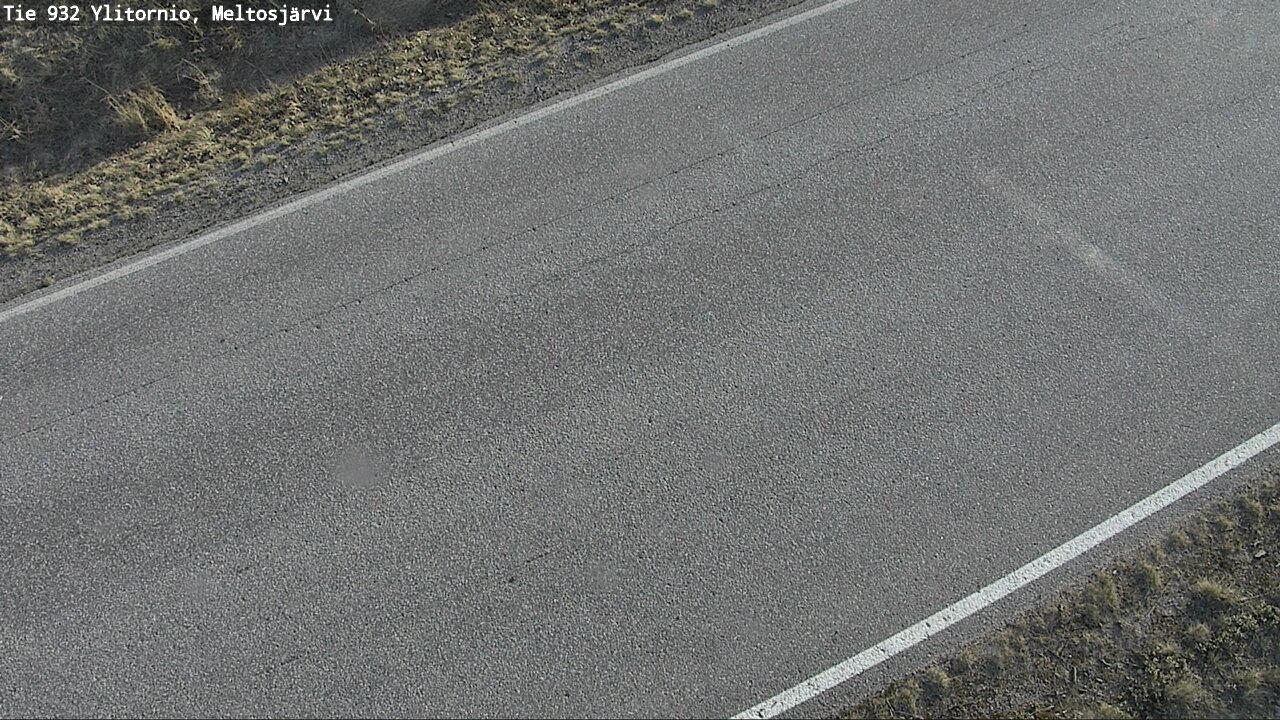Weather Camera Image Väg 932 Övertorneå, Meltosjä, Ylitornio, Lappi