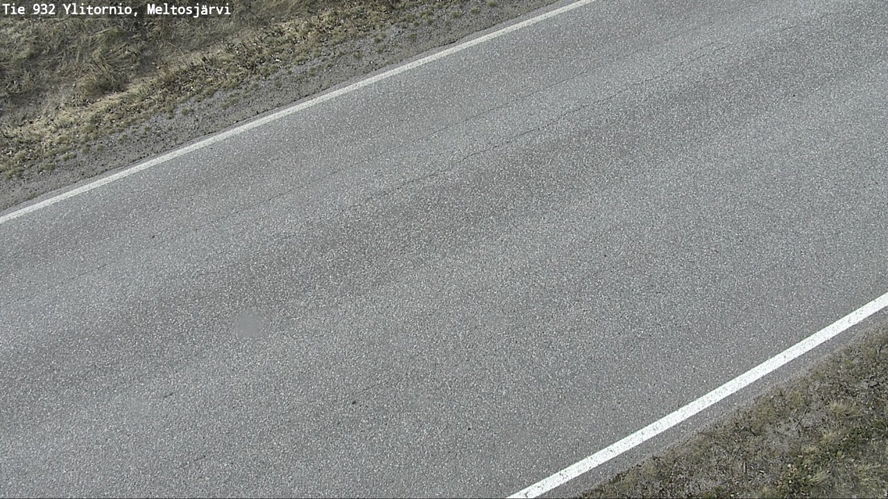 Weather Camera Image Väg 932 Övertorneå, Meltosjä, Ylitornio, Lappi
