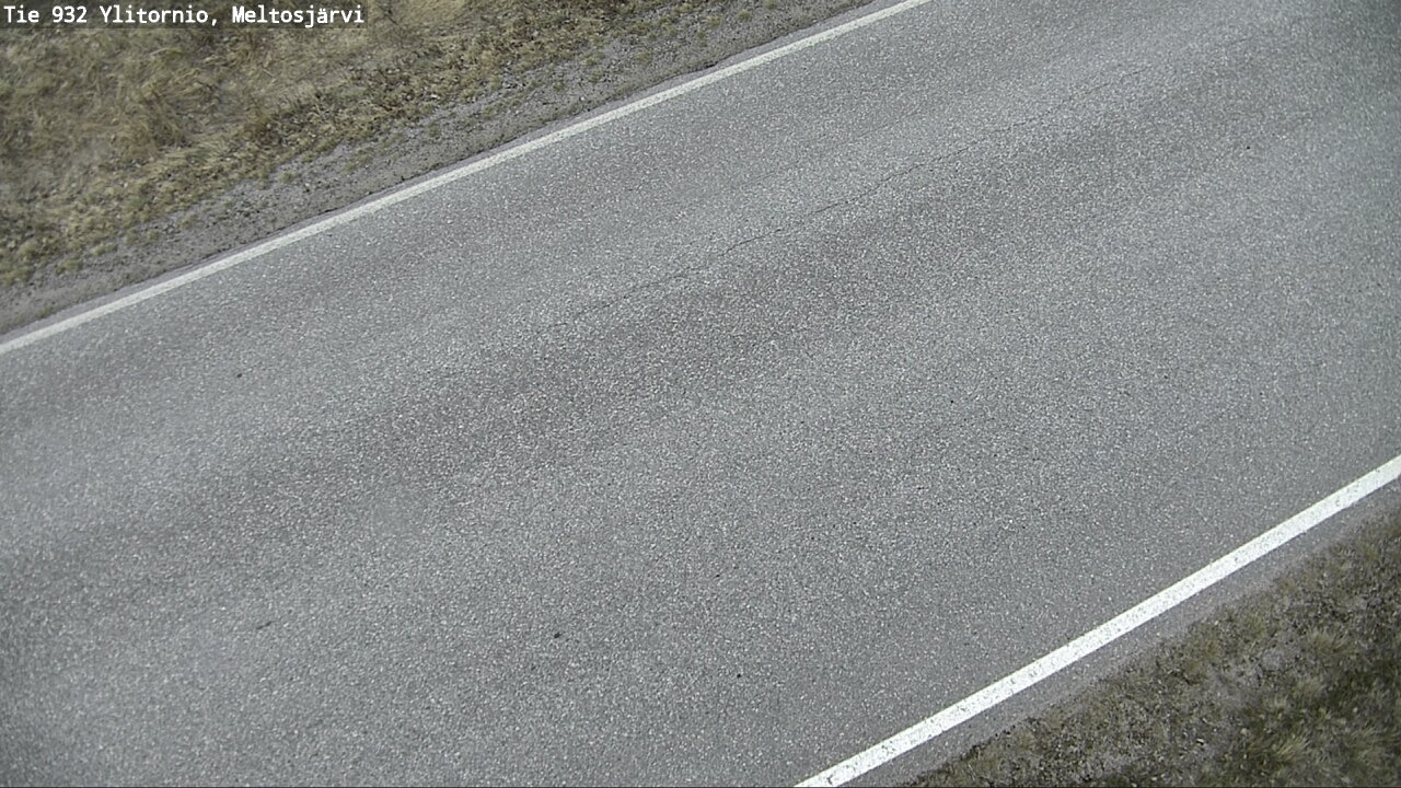 Weather Camera Image Väg 932 Övertorneå, Meltosjä, Ylitornio, Lappi