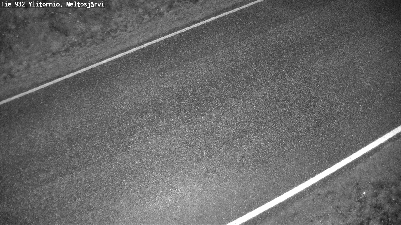 Weather Camera Image Väg 932 Övertorneå, Meltosjä, Ylitornio, Lappi
