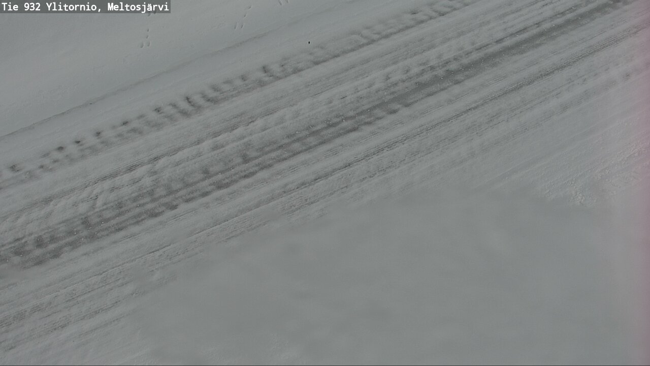 Weather Camera Image Väg 932 Övertorneå, Meltosjä, Ylitornio, Lappi
