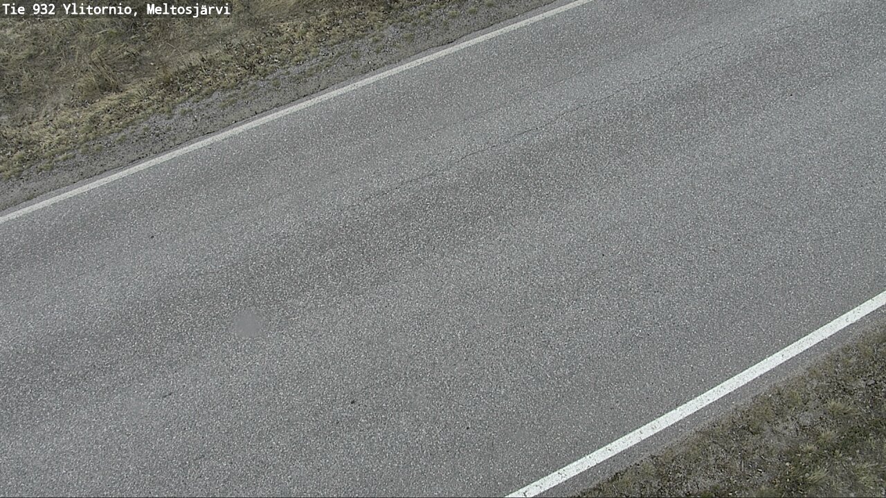 Weather Camera Image Väg 932 Övertorneå, Meltosjä, Ylitornio, Lappi