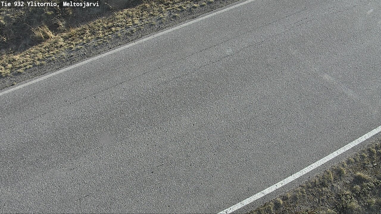 Weather Camera Image Väg 932 Övertorneå, Meltosjä, Ylitornio, Lappi