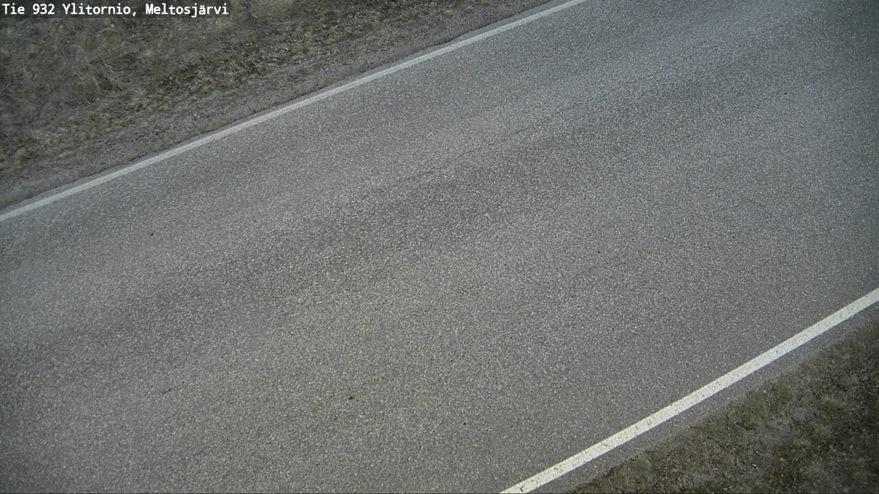Weather Camera Image Road 932 Ylitornio, Meltosjärv, Ylitornio, Lappi