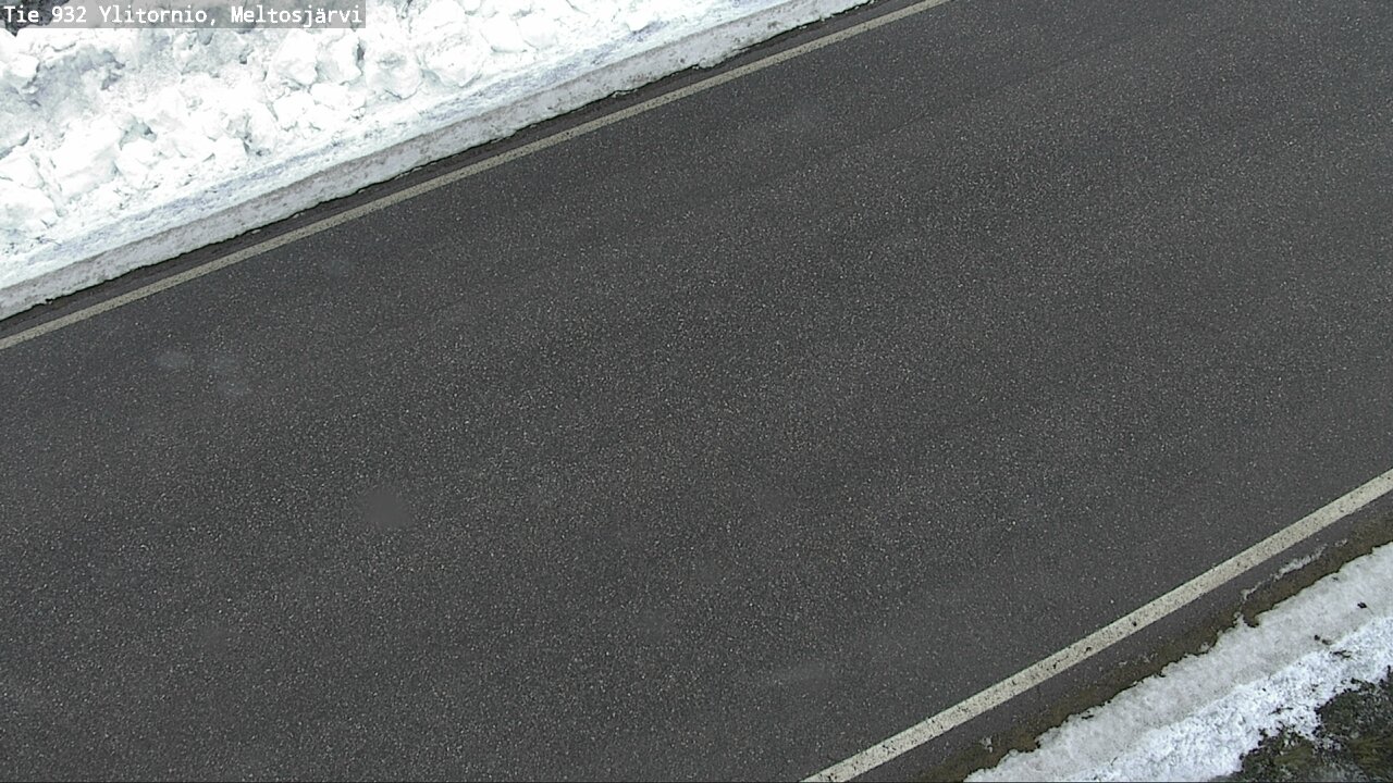 Weather Camera Image Road 932 Ylitornio, Meltosjärv, Ylitornio, Lappi