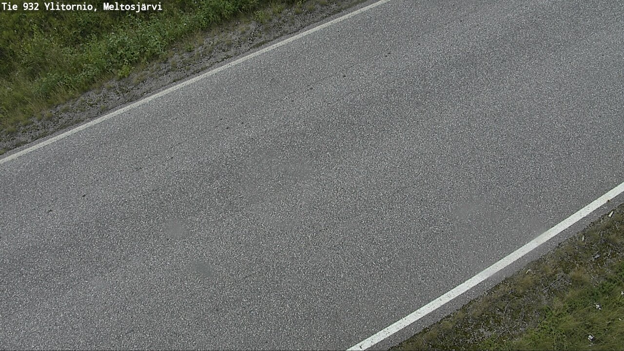 Weather Camera Image Väg 932 Övertorneå, Meltosjä, Ylitornio, Lappi