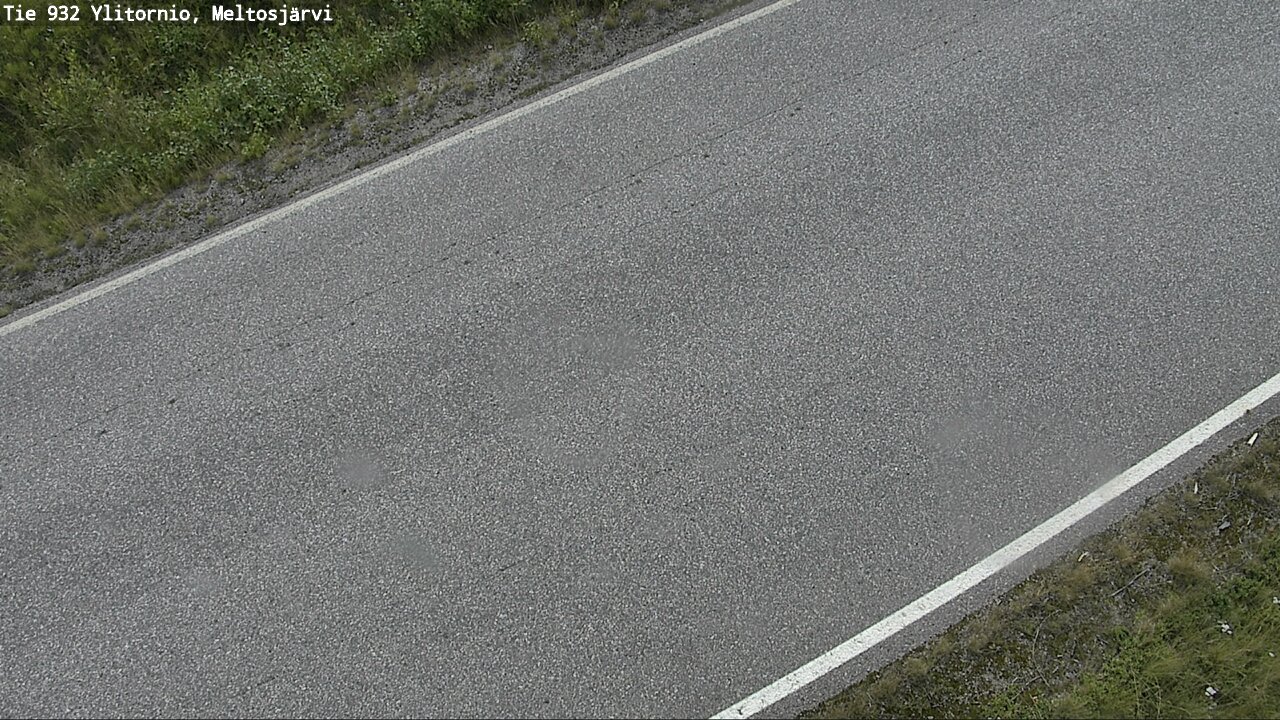 Weather Camera Image Väg 932 Övertorneå, Meltosjä, Ylitornio, Lappi