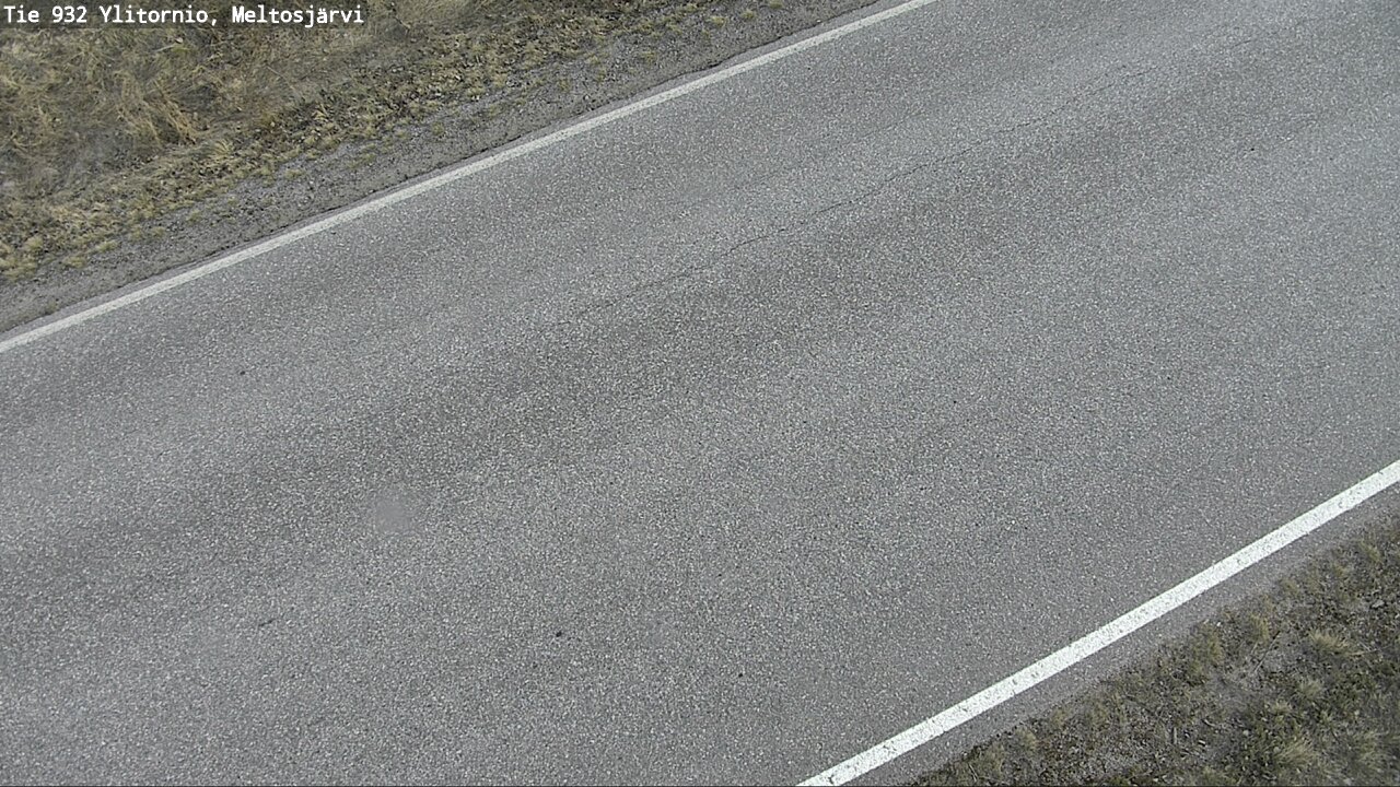 Weather Camera Image Väg 932 Övertorneå, Meltosjä, Ylitornio, Lappi