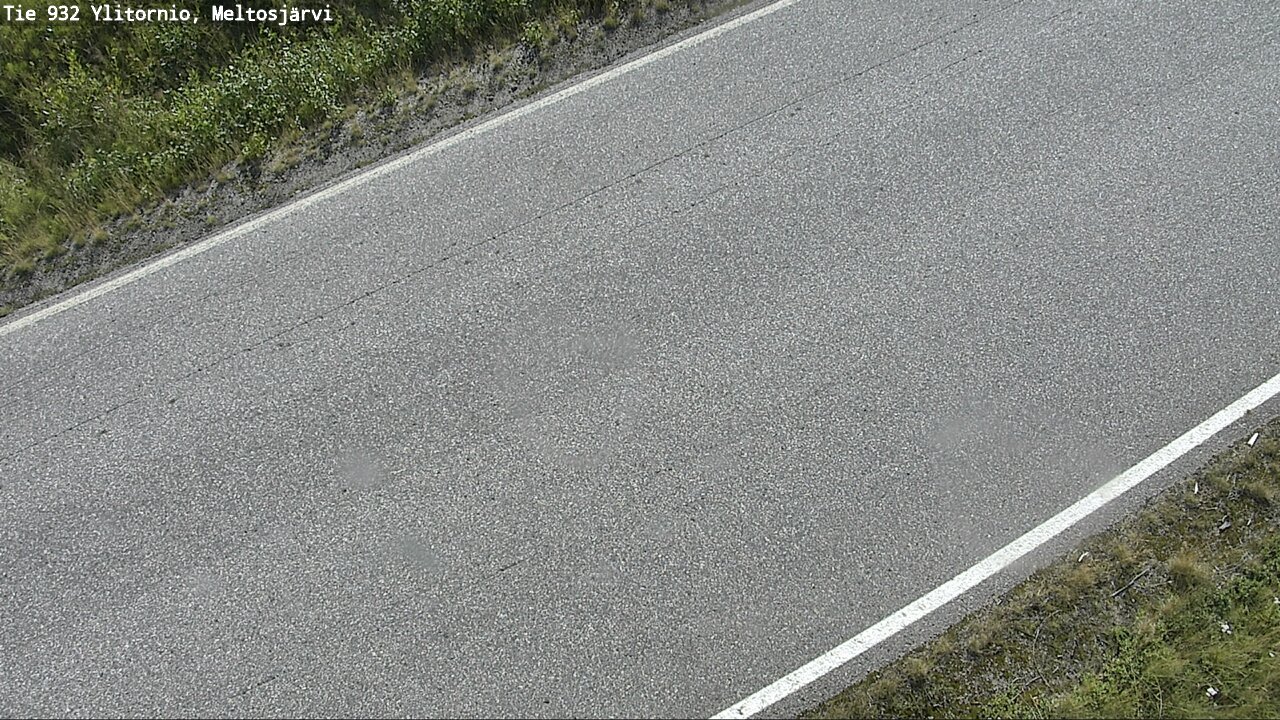 Weather Camera Image Väg 932 Övertorneå, Meltosjä, Ylitornio, Lappi