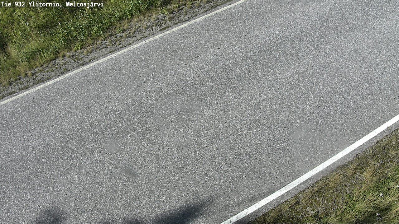 Weather Camera Image Väg 932 Övertorneå, Meltosjä, Ylitornio, Lappi