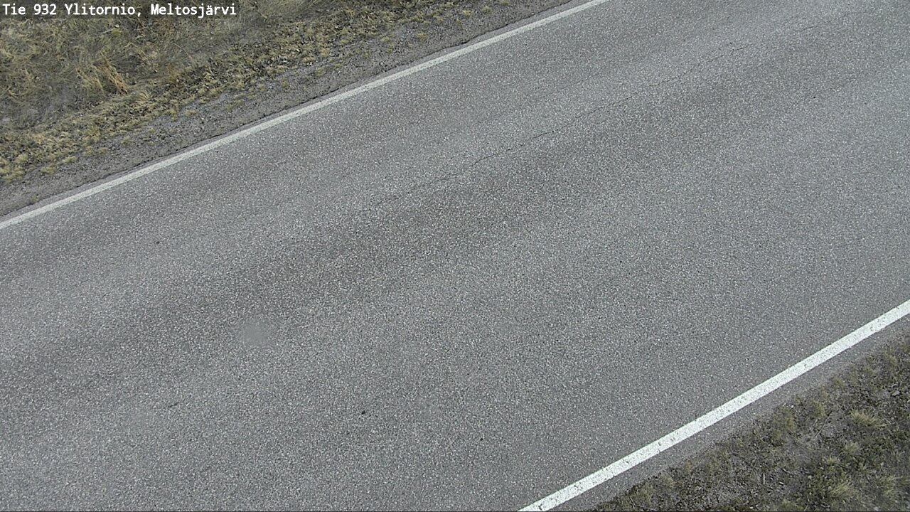 Weather Camera Image Väg 932 Övertorneå, Meltosjä, Ylitornio, Lappi