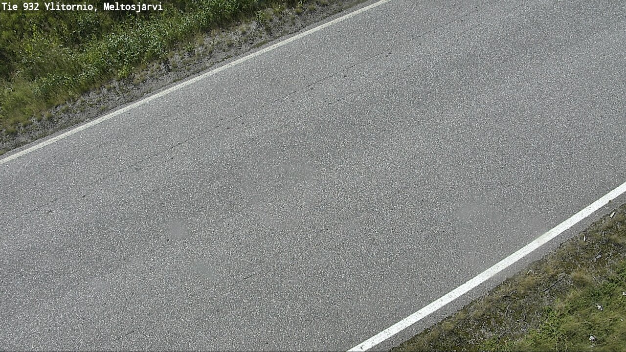 Weather Camera Image Väg 932 Övertorneå, Meltosjä, Ylitornio, Lappi