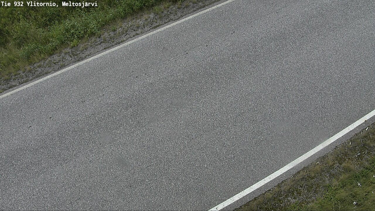 Weather Camera Image Väg 932 Övertorneå, Meltosjä, Ylitornio, Lappi