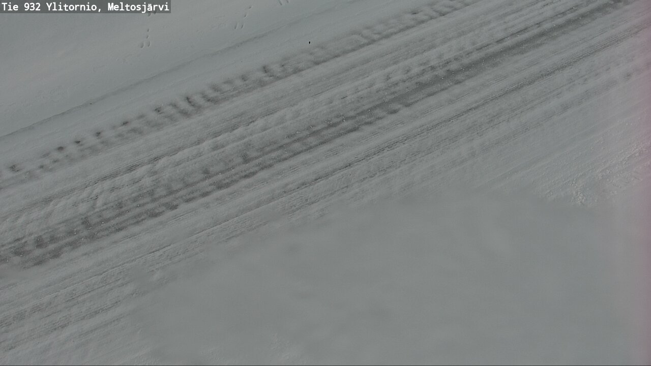 Weather Camera Image Väg 932 Övertorneå, Meltosjä, Ylitornio, Lappi