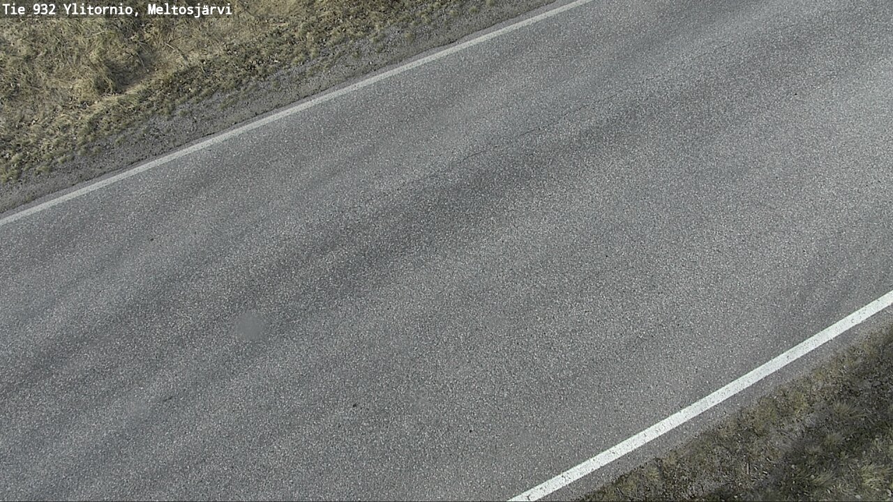 Weather Camera Image Väg 932 Övertorneå, Meltosjä, Ylitornio, Lappi