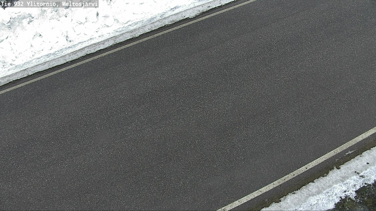 Weather Camera Image Road 932 Ylitornio, Meltosjärv, Ylitornio, Lappi