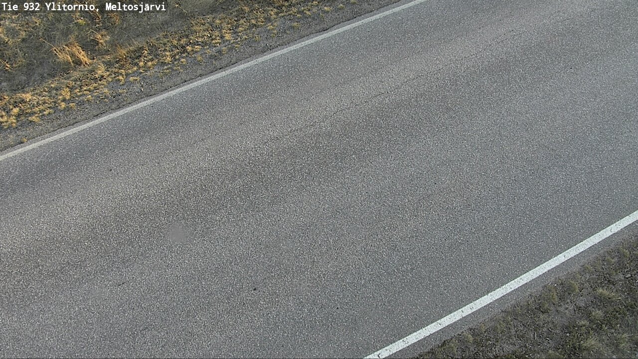 Weather Camera Image Väg 932 Övertorneå, Meltosjä, Ylitornio, Lappi