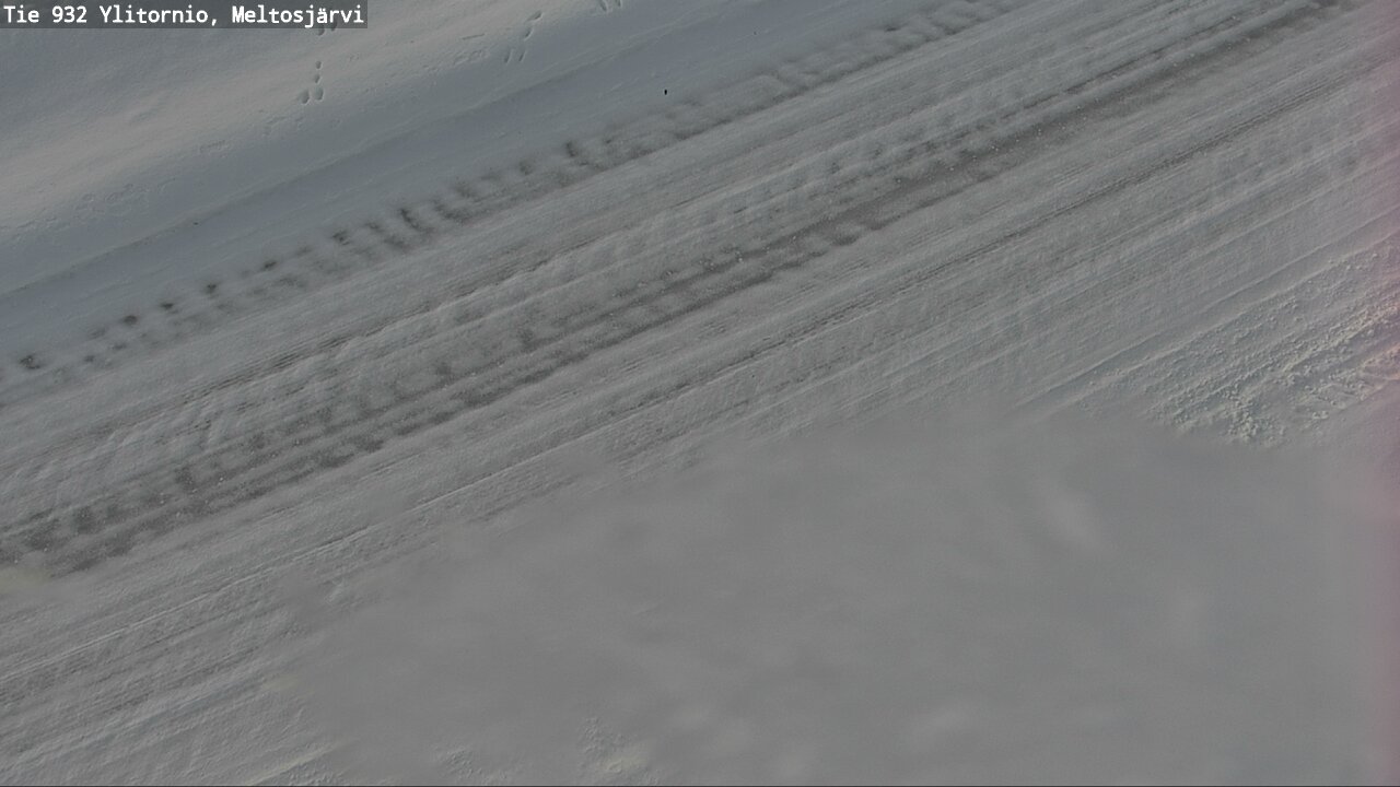 Weather Camera Image Väg 932 Övertorneå, Meltosjä, Ylitornio, Lappi