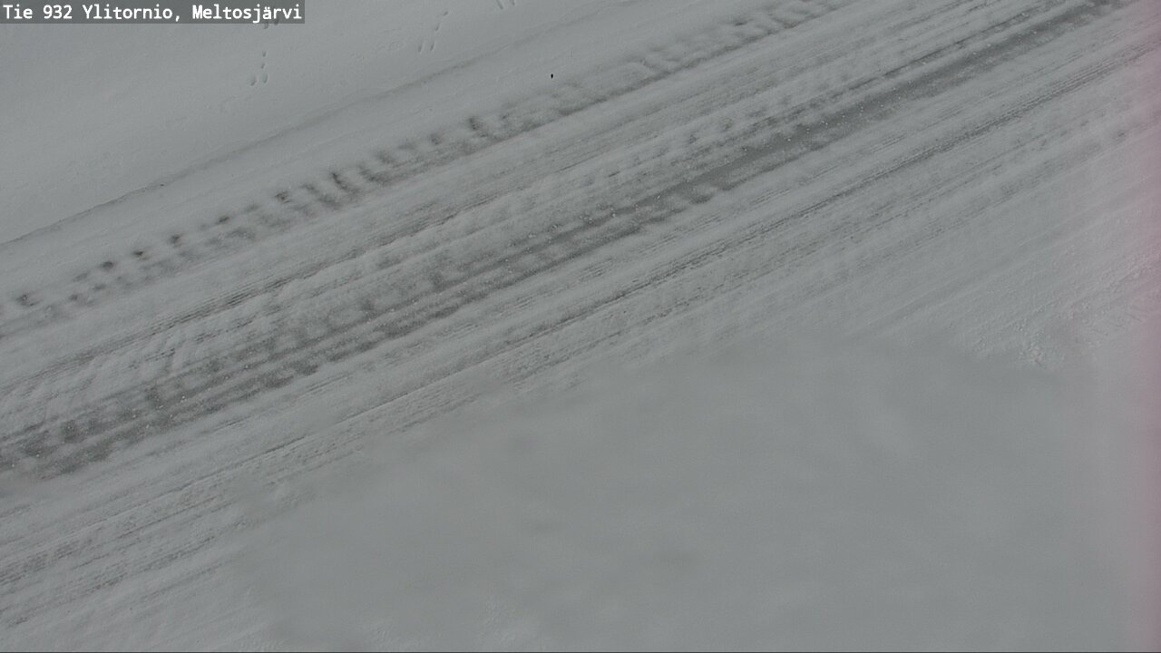 Weather Camera Image Väg 932 Övertorneå, Meltosjä, Ylitornio, Lappi