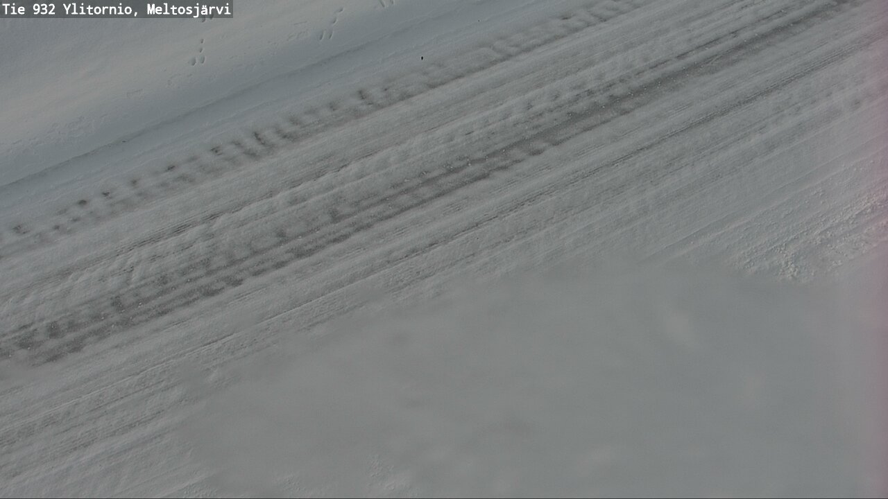 Weather Camera Image Väg 932 Övertorneå, Meltosjä, Ylitornio, Lappi