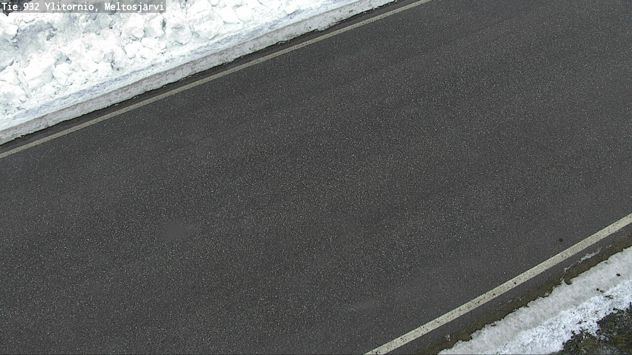 Weather Camera Image Road 932 Ylitornio, Meltosjärv, Ylitornio, Lappi