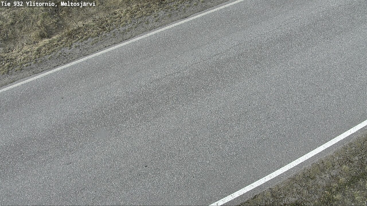 Weather Camera Image Väg 932 Övertorneå, Meltosjä, Ylitornio, Lappi