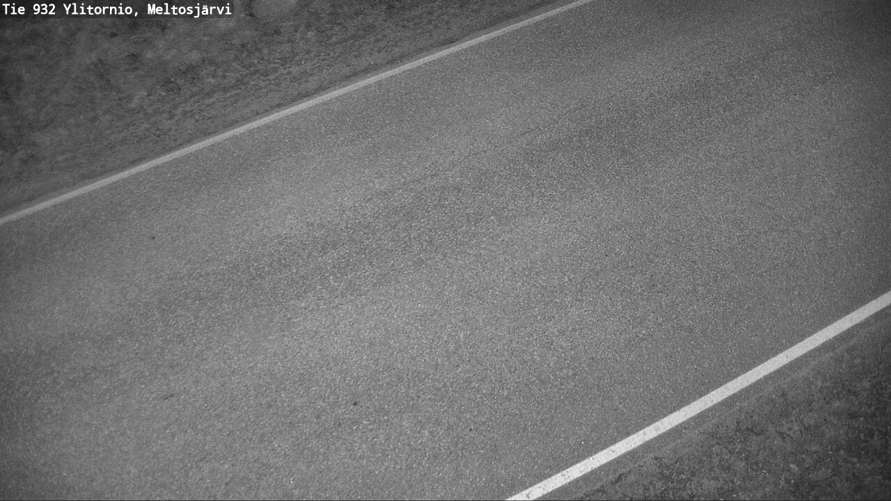 Weather Camera Image Väg 932 Övertorneå, Meltosjä, Ylitornio, Lappi