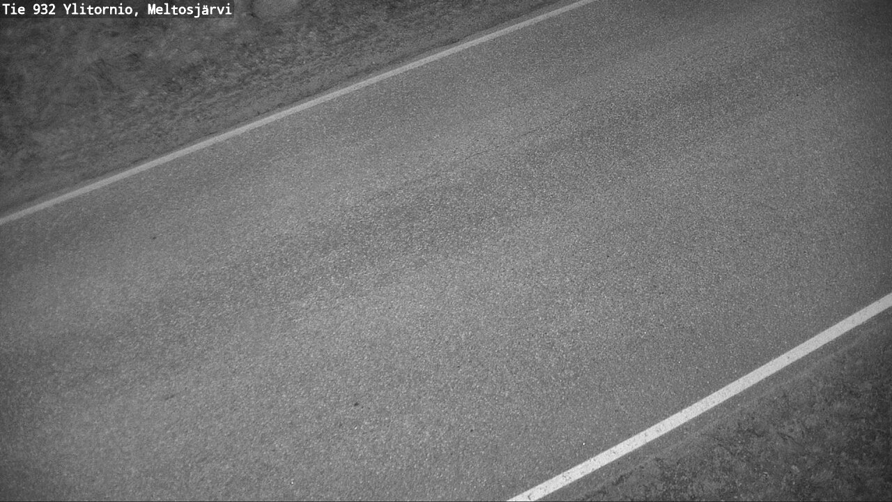 Weather Camera Image Väg 932 Övertorneå, Meltosjä, Ylitornio, Lappi