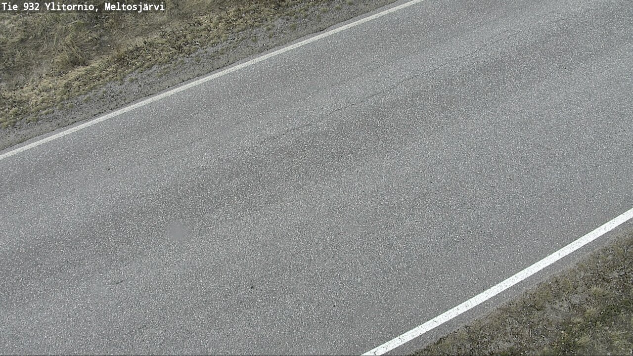 Weather Camera Image Väg 932 Övertorneå, Meltosjä, Ylitornio, Lappi