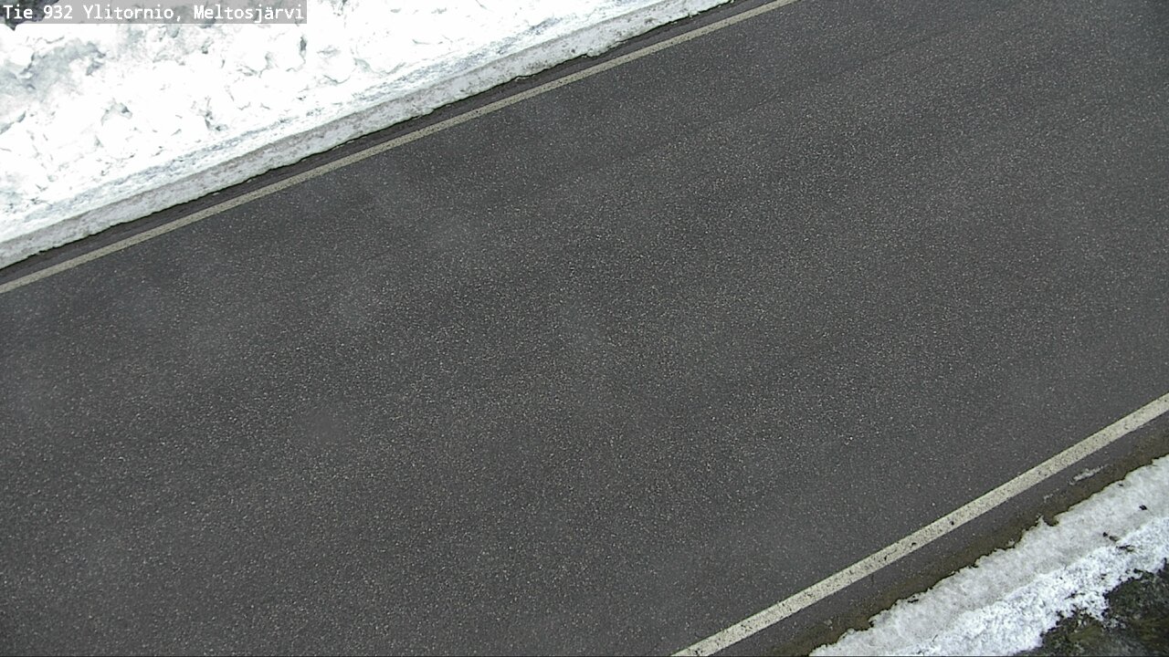 Weather Camera Image Road 932 Ylitornio, Meltosjärv, Ylitornio, Lappi
