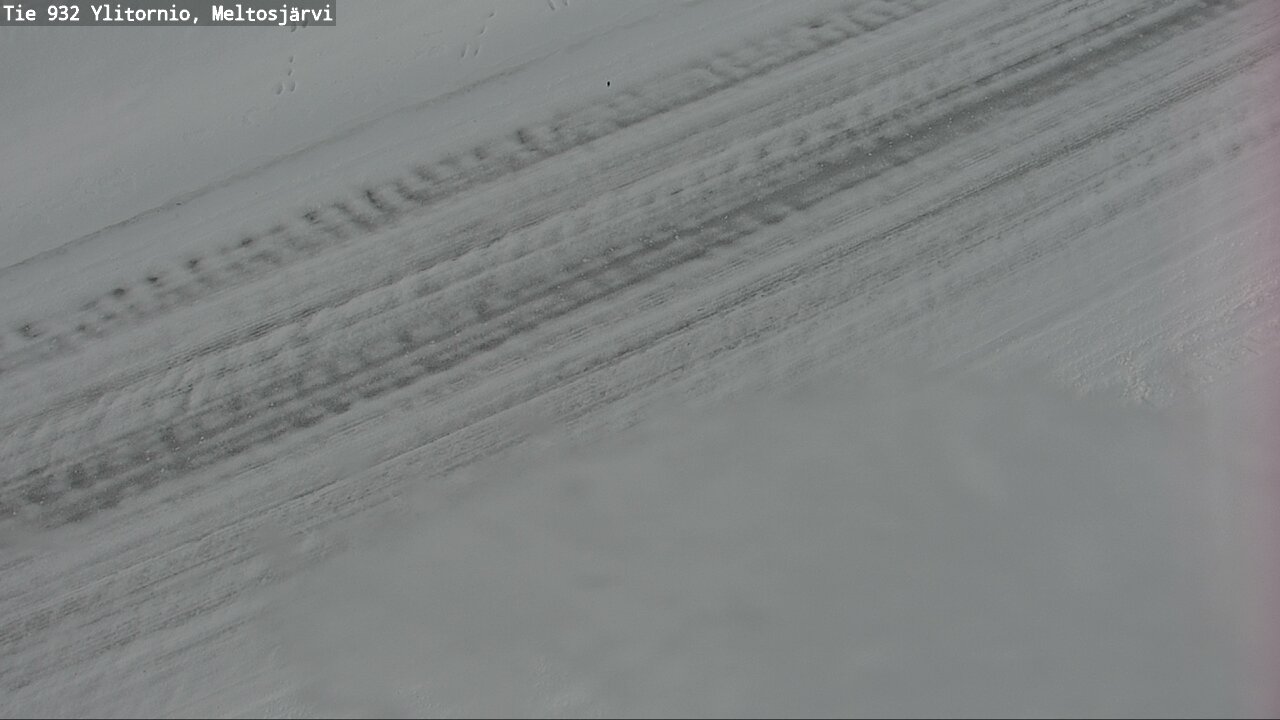 Weather Camera Image Väg 932 Övertorneå, Meltosjä, Ylitornio, Lappi