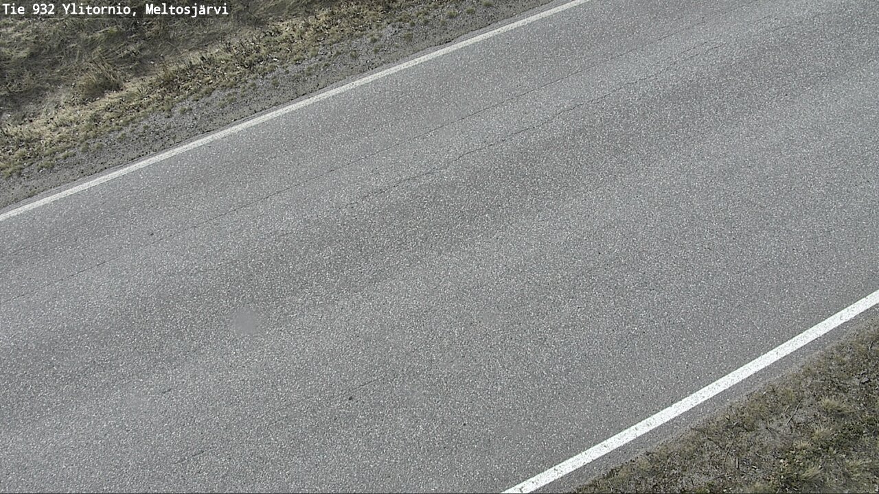 Weather Camera Image Väg 932 Övertorneå, Meltosjä, Ylitornio, Lappi
