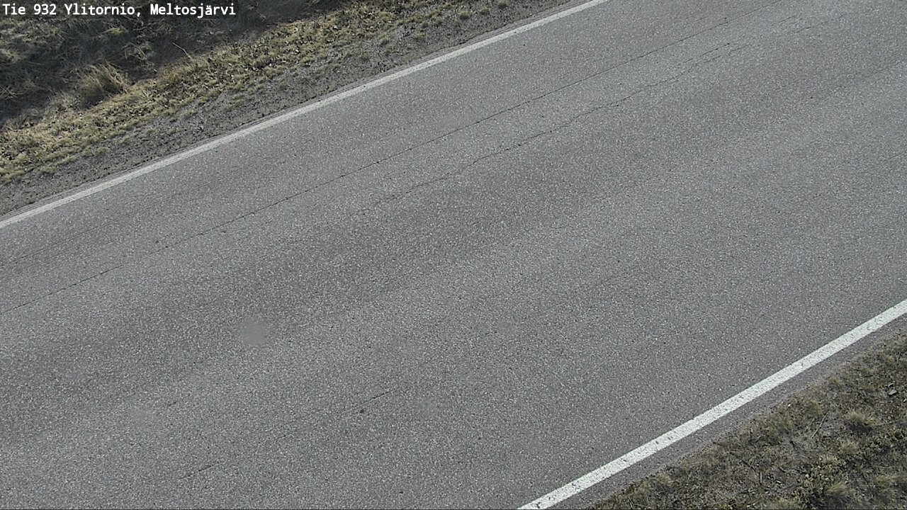 Weather Camera Image Väg 932 Övertorneå, Meltosjä, Ylitornio, Lappi