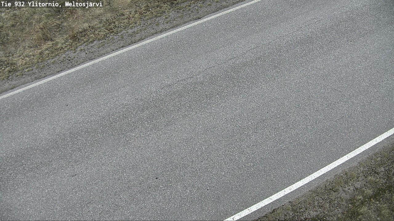 Weather Camera Image Väg 932 Övertorneå, Meltosjä, Ylitornio, Lappi