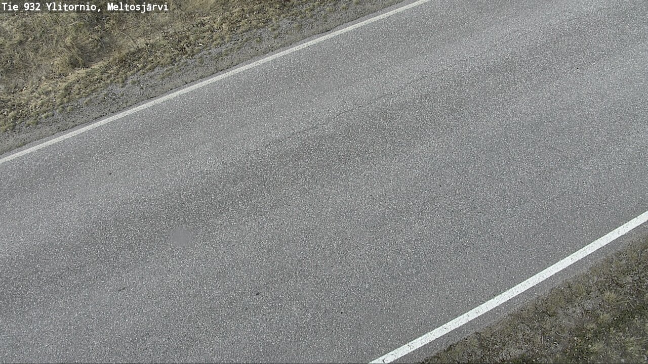 Weather Camera Image Väg 932 Övertorneå, Meltosjä, Ylitornio, Lappi