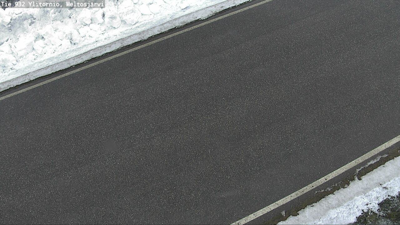 Weather Camera Image Road 932 Ylitornio, Meltosjärv, Ylitornio, Lappi