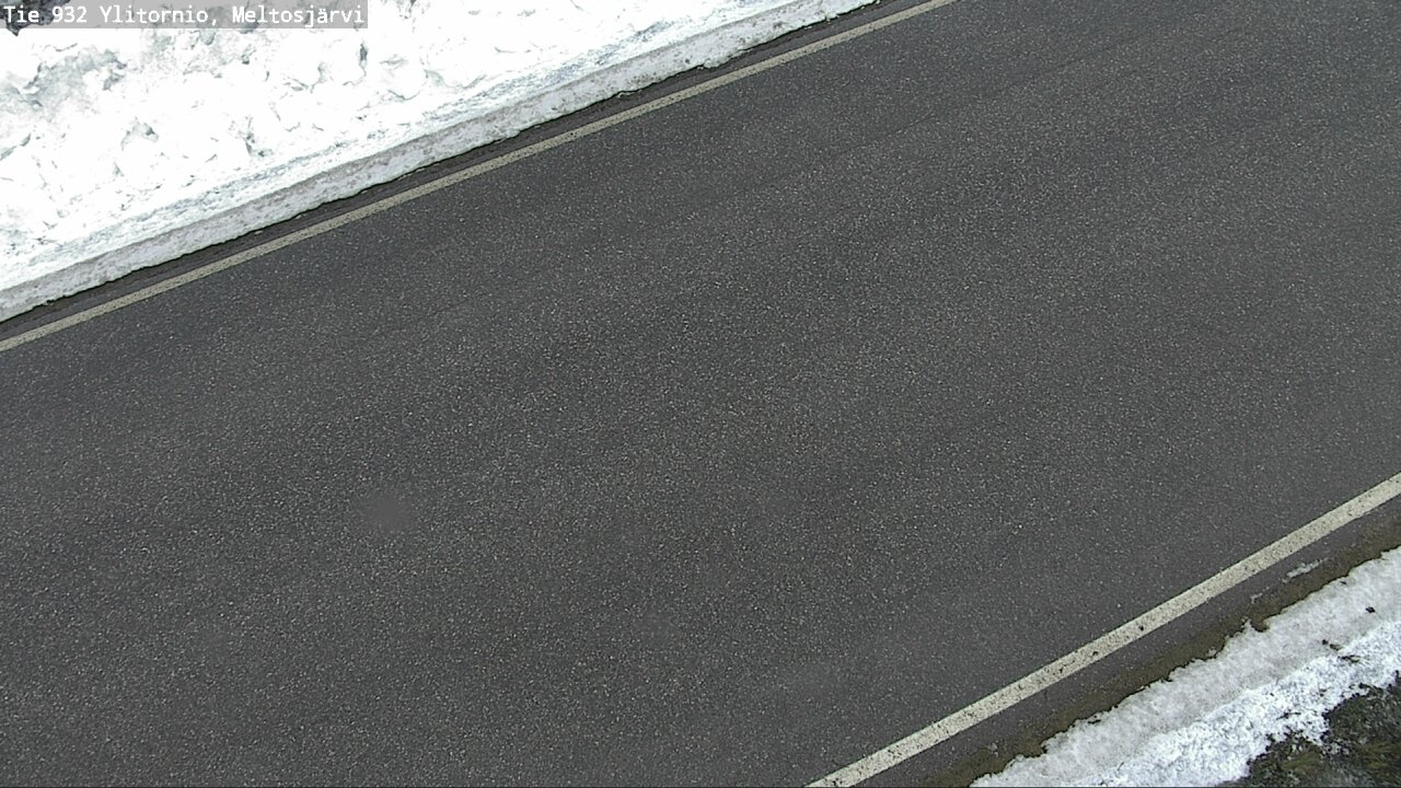 Weather Camera Image Road 932 Ylitornio, Meltosjärv, Ylitornio, Lappi