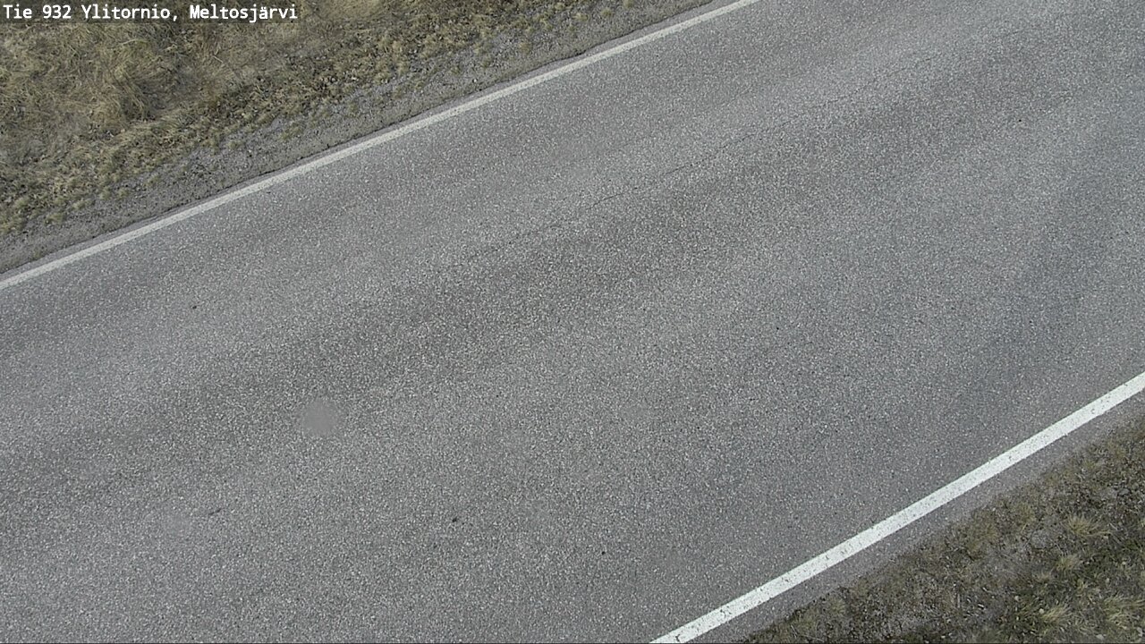 Weather Camera Image Väg 932 Övertorneå, Meltosjä, Ylitornio, Lappi